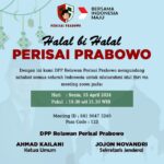 Halal Bihalal Perisai Prabowo